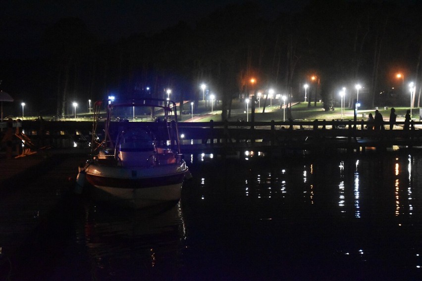 Plaża nad Jeziorem Sławskim w Sławie na terenie Sławskiego...