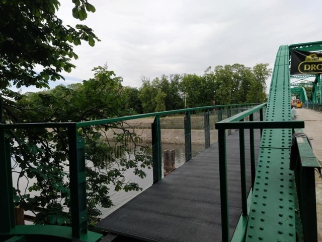 Most na wyspę Bolko w Opolu jest zamknięty.