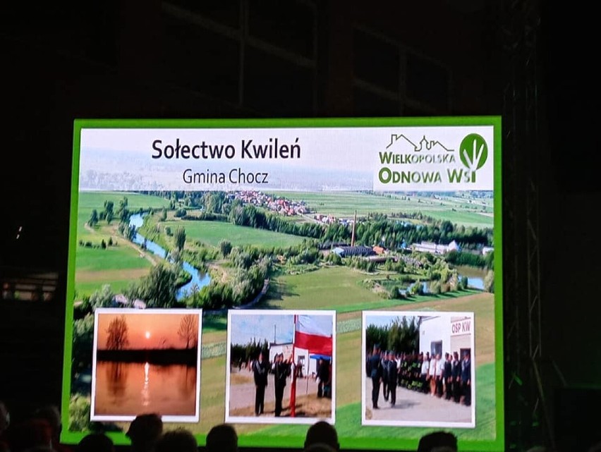 Sołectwo Kwileń zostało nagrodzone podczas gali "Liderzy Wielkopolskiej Odnowy Wsi"