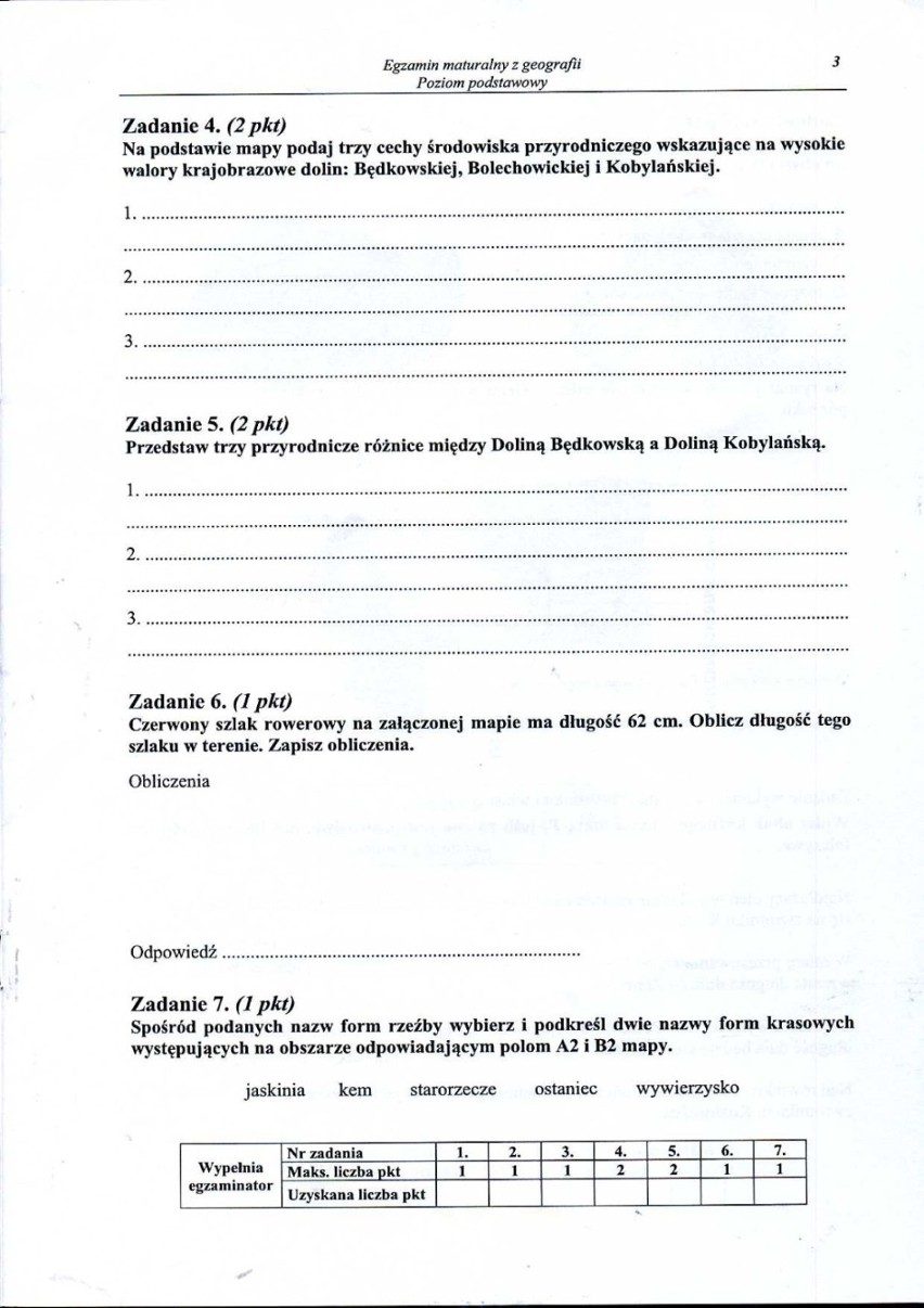 Matura geografia 2014 [arkusze PDF, odpowiedzi]