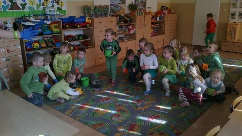 Zielony dzień w przedszkolu w Broniszewicach