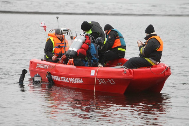 Niestety w jeziorze Zbiczno utonął dzisiaj jeden z nurków.