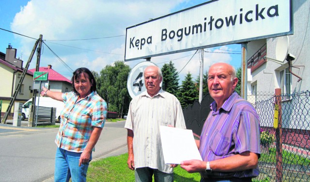 Zofia Radoń, Tadeusz Dzierwa i Ryszard Daskaluk przekonują, że Kępa powinna być częścią Tarnowa