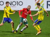 Fortuna 1. Liga. Arka Gdynia - Zagłębie Sosnowiec 2:0 (1:0). 18.11.2020. Żółto-niebiescy znowu na zwycięskiej ścieżce