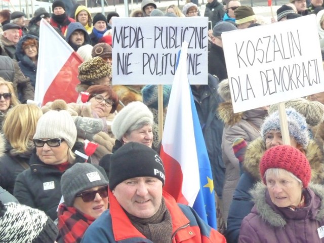 W sobotę w Koszalinie ponownie odbyła się manifestacja Komitetu Obrony Demokracji