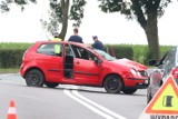 Wypadek na krajowej 12 koło Nielubi. Dwie osoby w szpitalu