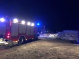 Strażacy z Gołańczy zostali wezwani do pożaru przy miejscowym bunkrze 