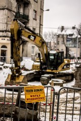 Roboty drogowe w Bydgoszczy wstrzymane z powodu mrozów