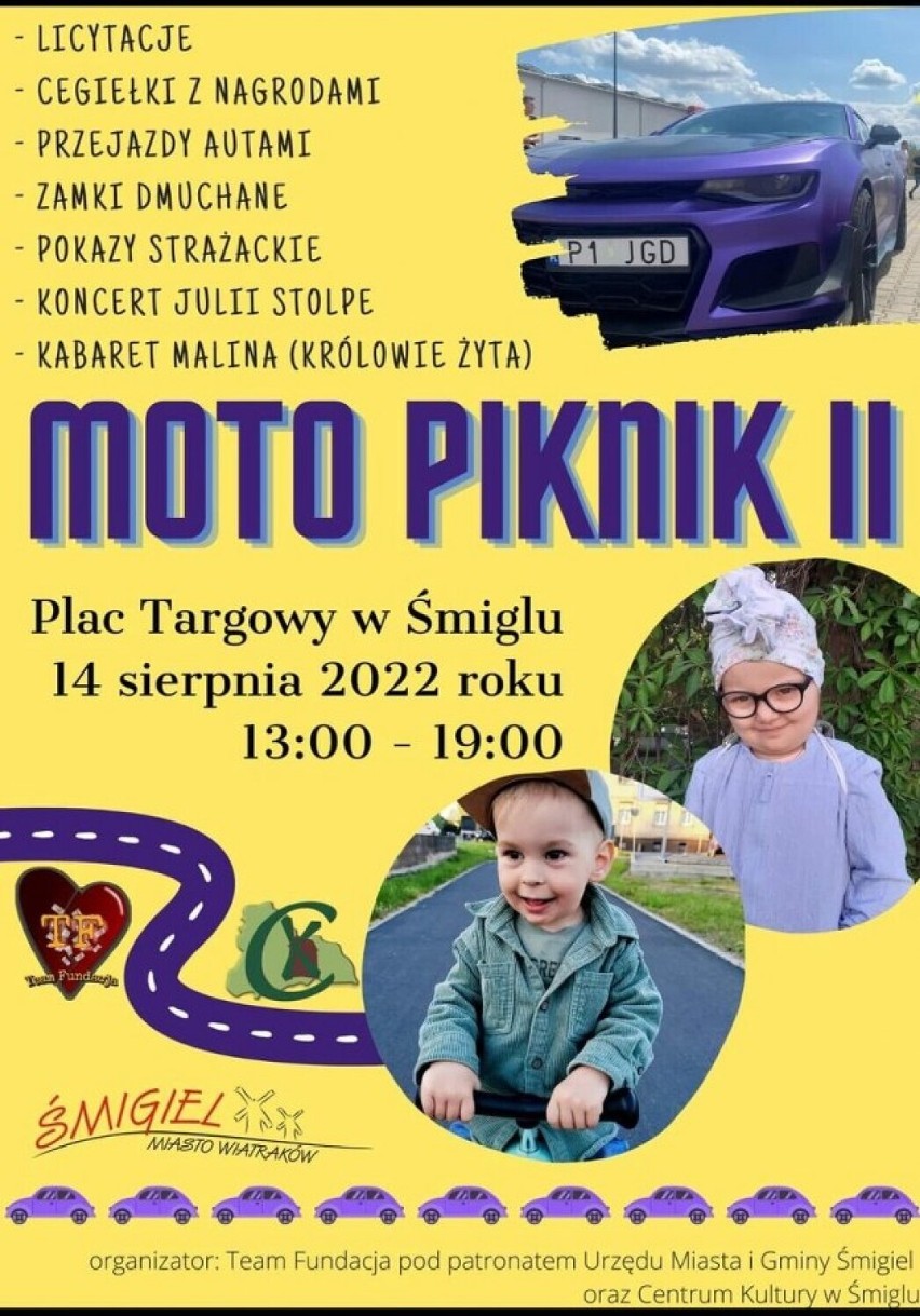 Druga edycja charytatywnego MOTO PIKNIKU w Śmiglu już w tę niedzielę (14.08)