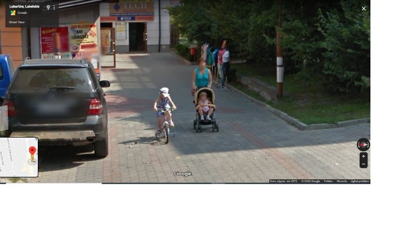 Lubartów na zdjęciach Google Street View - kogo uchwyciła kamera?