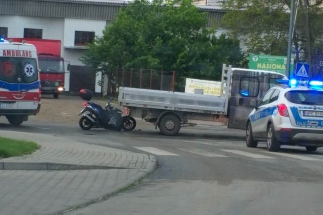 Do zdarzenia doszło we wtorek (21 maja) nad ranem przy ul.Armii Krajowej w Świeciu