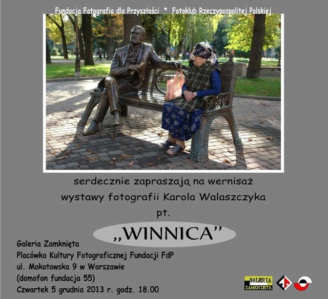 "Winnica" - wystawa fotografii Karola Walaszczyka w Warszawie