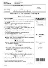 Egzamin gimnazjalny 2017 - matematyka [arkusze, odpowiedzi, zadania, testy, pytania]