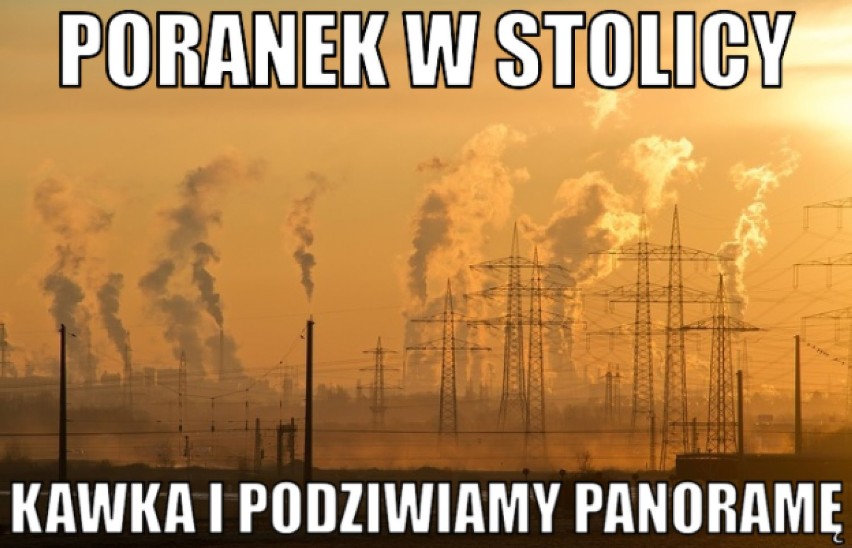Smog ponownie zaatakował Warszawę. Internauci śmieją się...