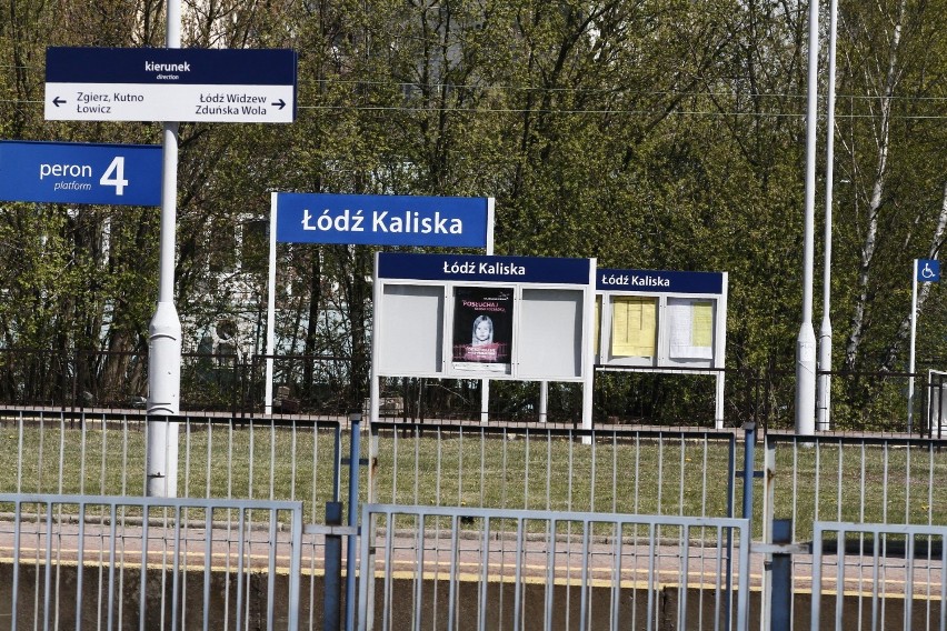 Na dworcu Łódź Kaliska rozpoczyna się demontaż peronów nr 4,...