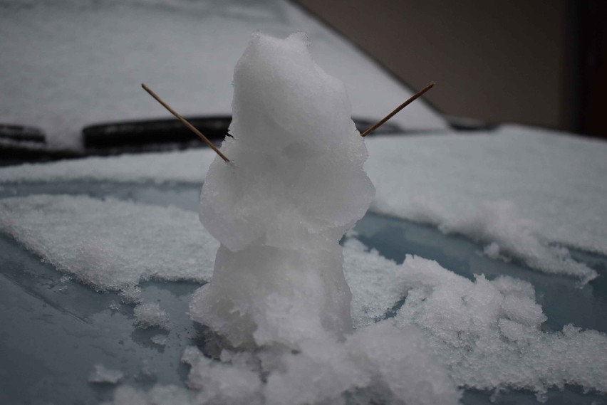 Zakopane zabieliło się. W nocy spadł śnieg. W Tatrach ma sypnąć do 20 cm białego puchu