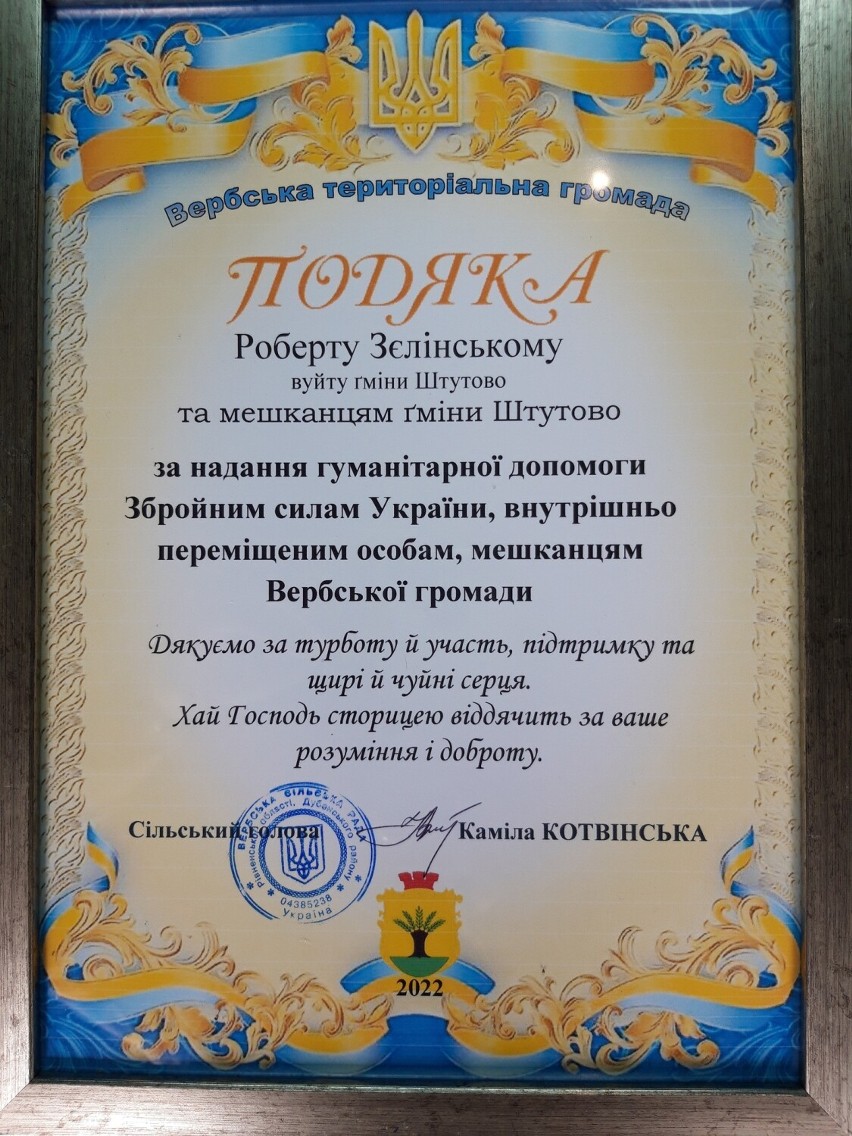 Porozumienie o współpracy i edukacji z Ukrainą podpisała gmina Sztutowo