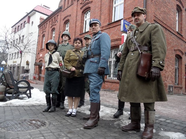 Kazimierz Piechaczek (drugi z prawej) wraz z członkami GRH Powstaniec Śląski