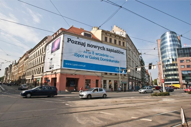 Park kulturowy oznacza mniej reklam w centrum Wrocławia