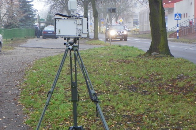 Fotoradar pilskiej straży miejskiej