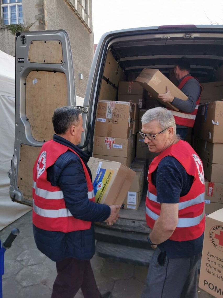Wolontariusze Polskiego Czerwonego Krzyża z Gdyni w porozumieniu ze Steną Line pomogli już tysiącom uchodźców z Ukrainy