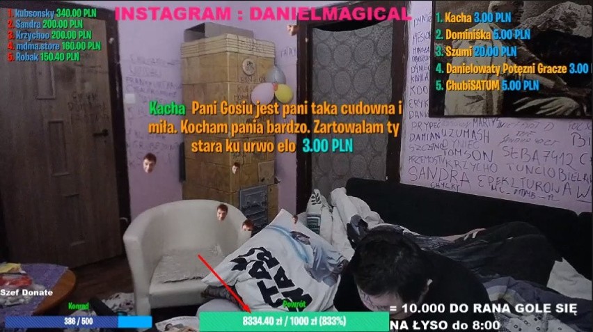 Magical kontynuował stream przez całą noc. Zapowiedział też...