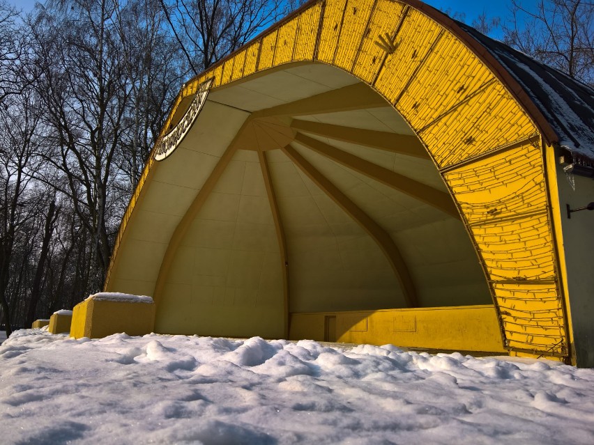 Park Solankowy w Inowrocławiu zachwyca także zimą