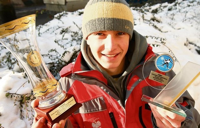 Mariusz Dziadkowiec-Michoń, utalentowany, młody biegacz narciarski z Karpacza. Za kilka lat powinno być o nim głośno