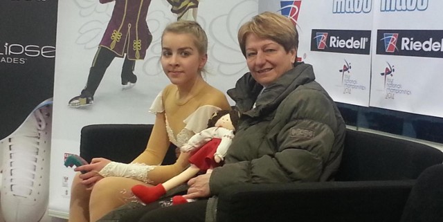 Elżbieta Gabryszak na miesiąc przed kwalifikacją w Oświęcimiu wróciła do łyżwiarstwa figurowego.