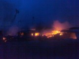 Pożar stodoły w Kulicach - nikt nie został ranny