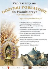 Dożynki powiatowe w Wambierzycach odbedą się w niedzielę 7 września