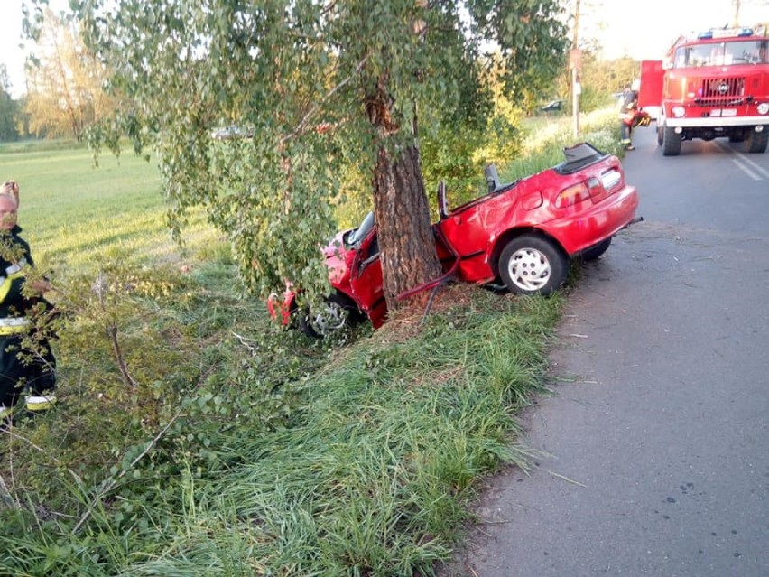 Groźny wypadek na drodze Boruja Kościelna - Kąkolewo