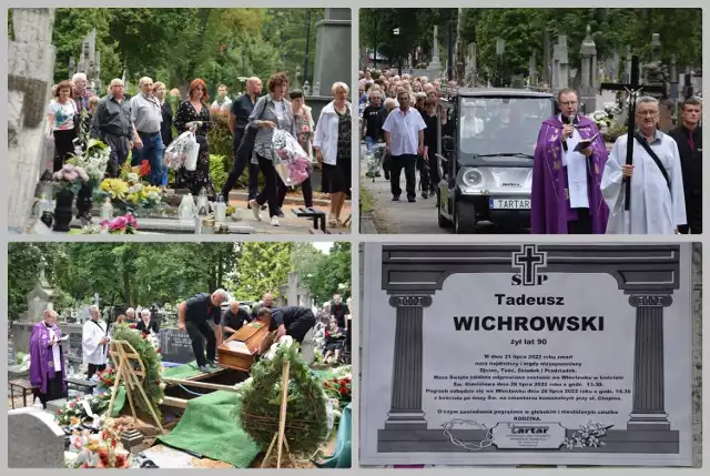 Pogrzeb Tadeusza Wichrowskiego, artysty z Włocławka, 26 lipca 2022 roku.