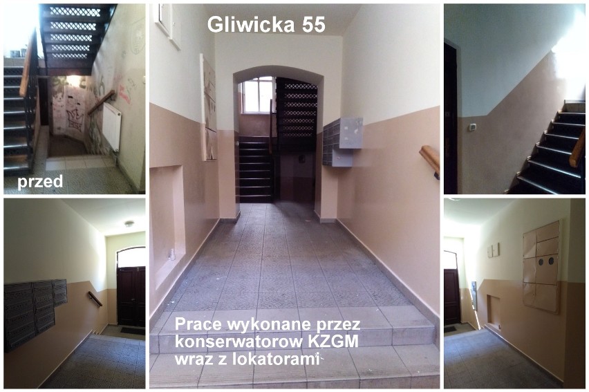 KZGM Katowice: Wyremontowane klatki schodowe w katowickich kamienicach [ZDJĘCIA]