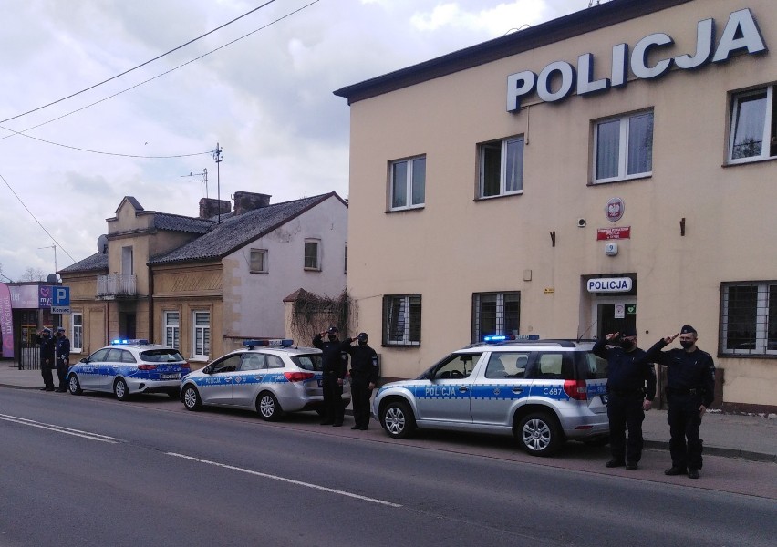 Policjanci z Rypina upamiętnili zmarłego kolegę z Raciborza