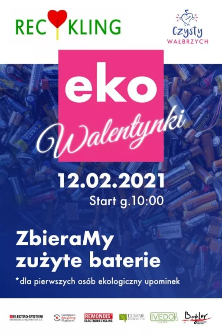 EkoWalentynkowa zbiórka baterii w Wałbrzychu i powiecie wałbrzyskim