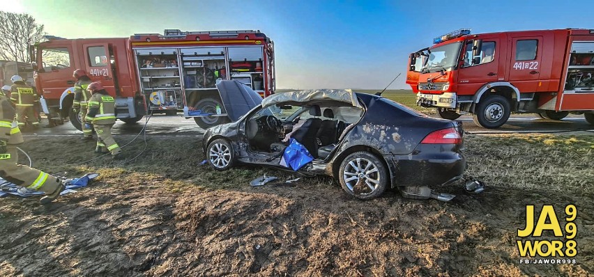 Wypadek na drodze Snowidza-Mściwojów