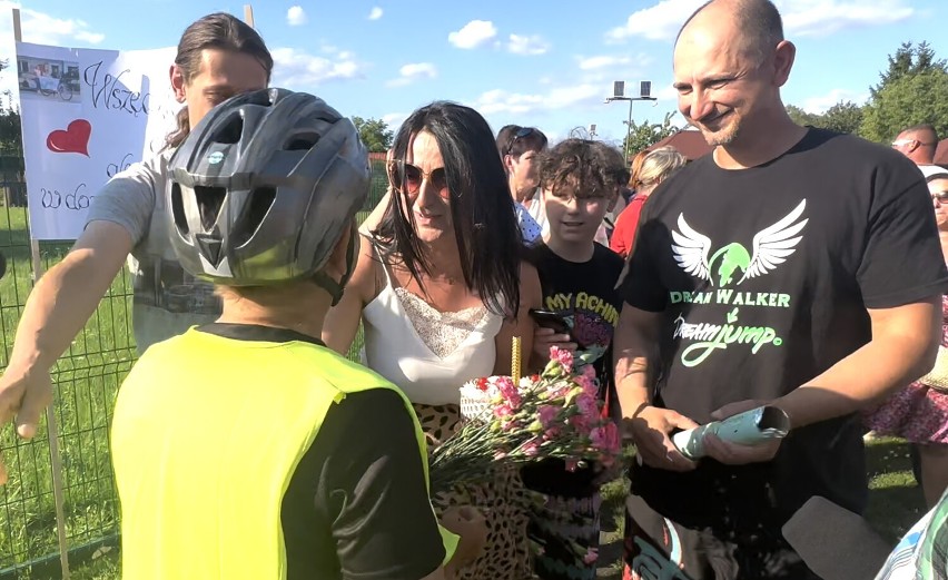 Alina Kłos z Łabiszynka zakończyła rowerową wyprawę dookoła Polski