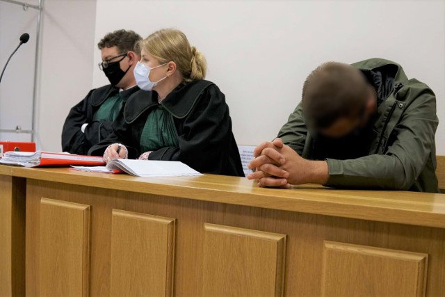 Szamotulski Sąd Rejonowy przedłużył tymczasowy areszt Jędrzeja O. o kolejne trzy miesiące (18.05.2022) - zdjęcia archiwalne.