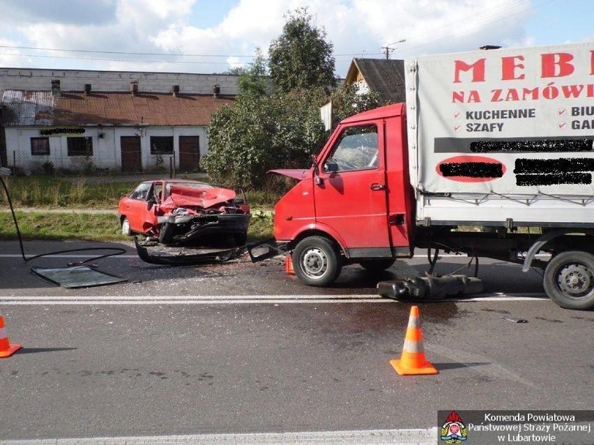 Wypadek w Trzcińcu