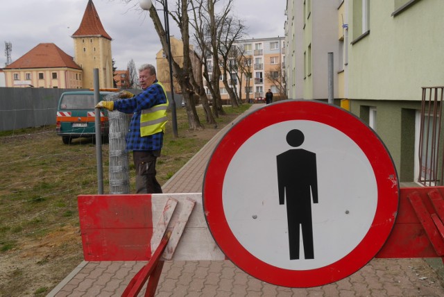 Staromiejski trakt w Lubinie - grodzą Rynek