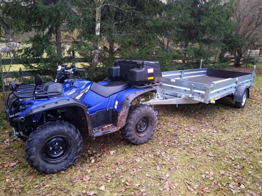 Biebrzański Park Narodowy ma nowy specjalistyczny sprzęt. Quad ATV do monitorowania przeciwpożarowego i dojazdu w trudno dostępne miejsca