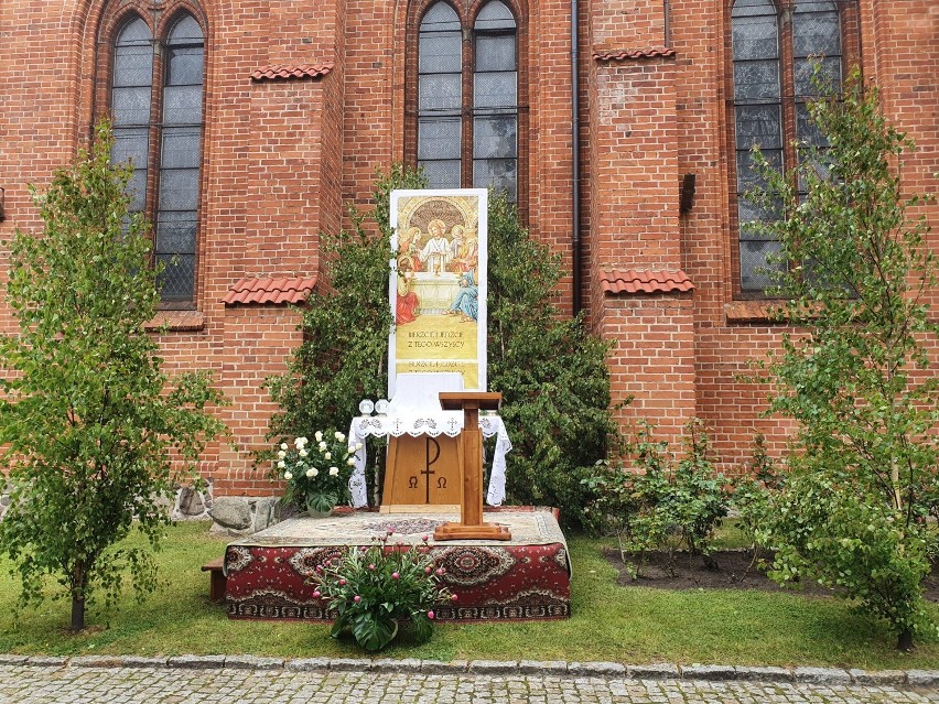 Boże Ciało 2020 w Pucku - parafia pw. św. Ap. Piotra i Pawła