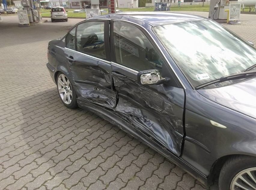 Wypadek na skrzyżowaniu Polna - Barska we Włocławku [zdjęcia]