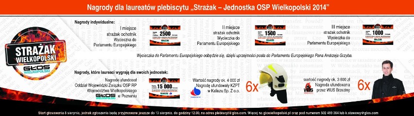 Strażak Roku 2014 - rusza plebiscyt Głosu Wielkopolskiego. Zgłoś strażaka ochotnika