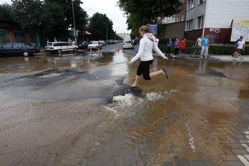 Legnica: Zalany Kopernik(ZDJĘCIA)