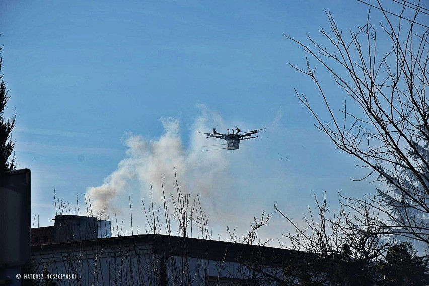 Dron sprawdza, czym palą w swoich piecach mieszkańcy Ostrowa Wielkopolskiego