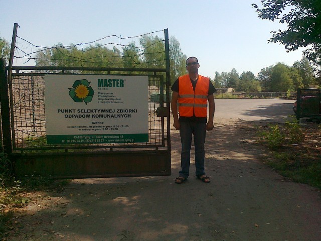 Punkt Selektywnej Zbiórki Odpadów Komunalnych w Tychach przy Katowickiej
