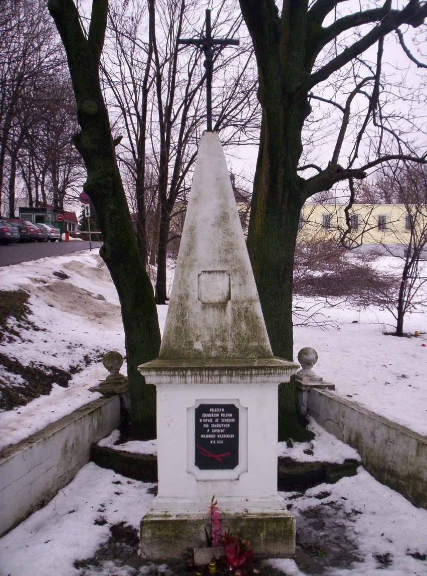 Pomnik żołnierzy polskich poległych w walce ze Szwedami. Ile ma lat?