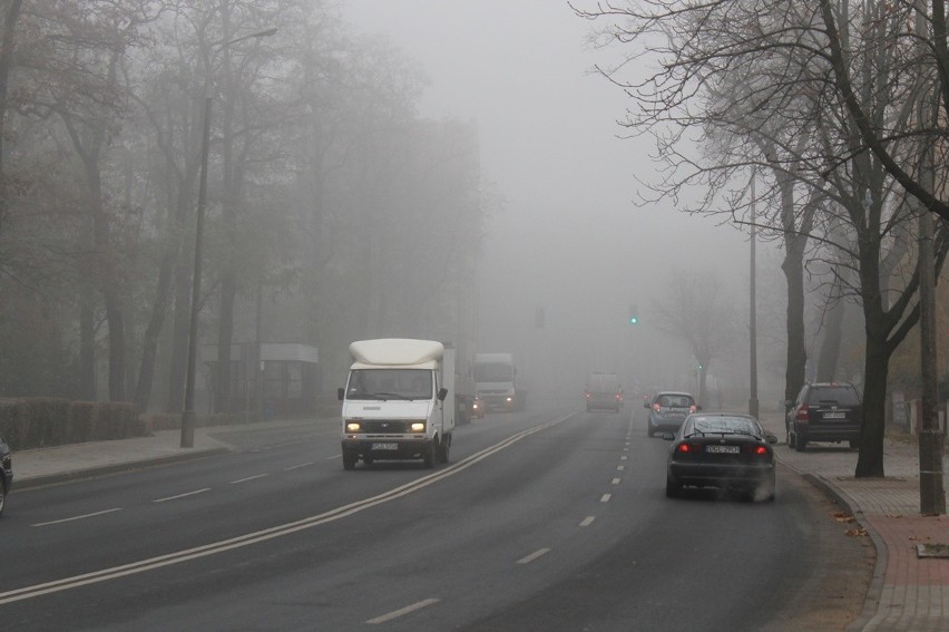 Głogów zniknął we mgle (Foto)